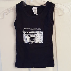 BOOMBOX Toddler Tank Top NWT Slicksugar BLK